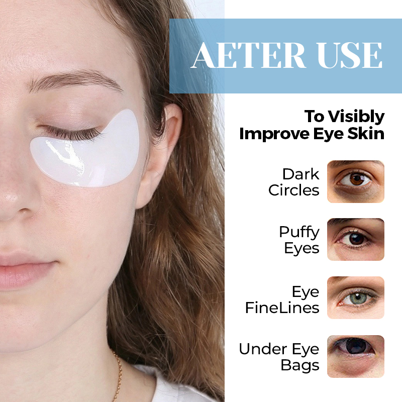 White to Clear Eye Mask - 1