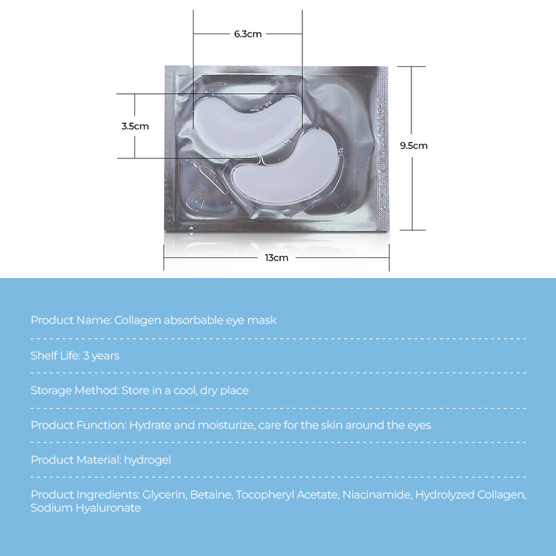 White to Clear Eye Mask - 2