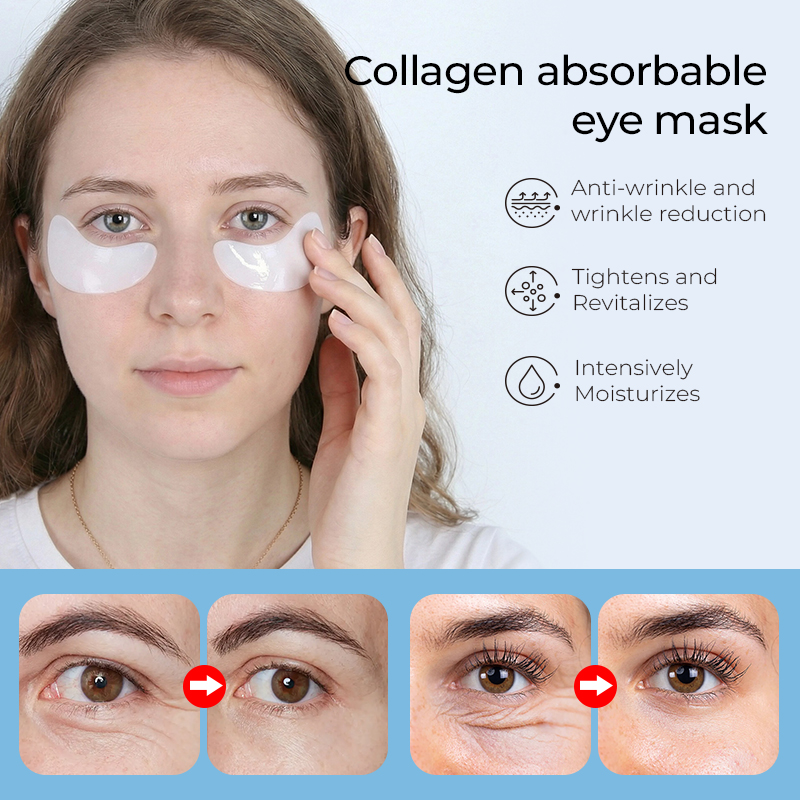 White to Clear Eye Mask - 8