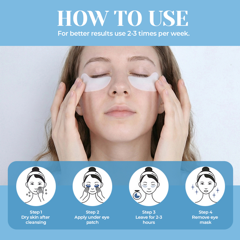 White to Clear Eye Mask - 13