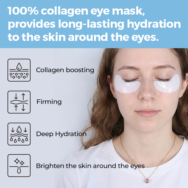 White to Clear Eye Mask - 14