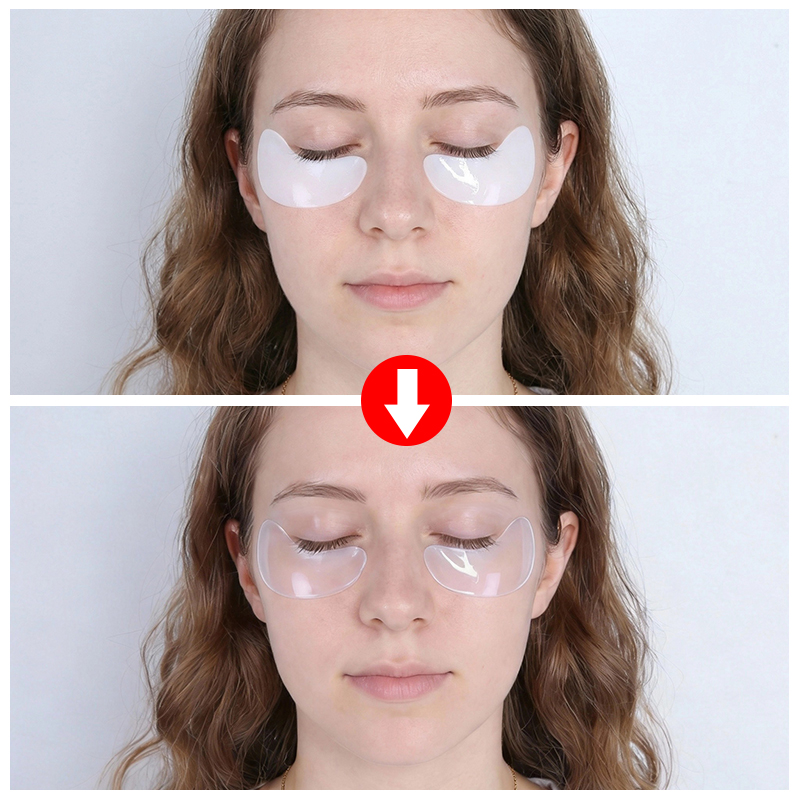 White to Clear Eye Mask - 16