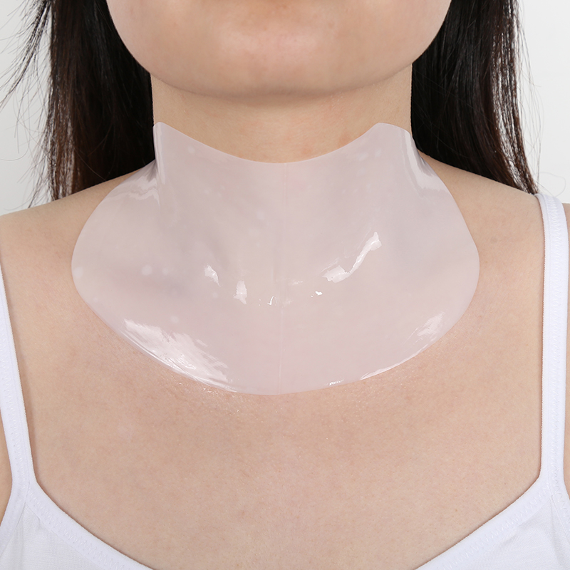 White to Clear Neck Mask (Single) - 3