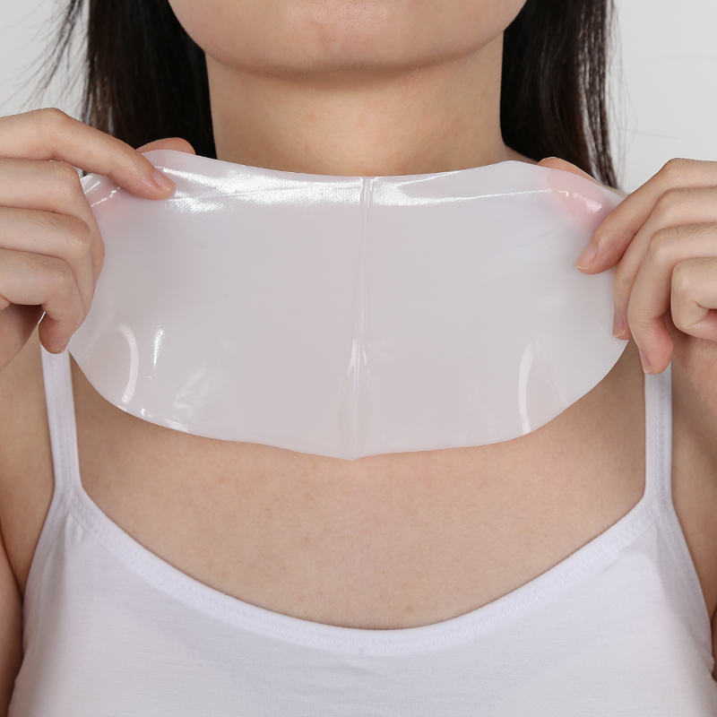 White to Clear Neck Mask (Single) - 4