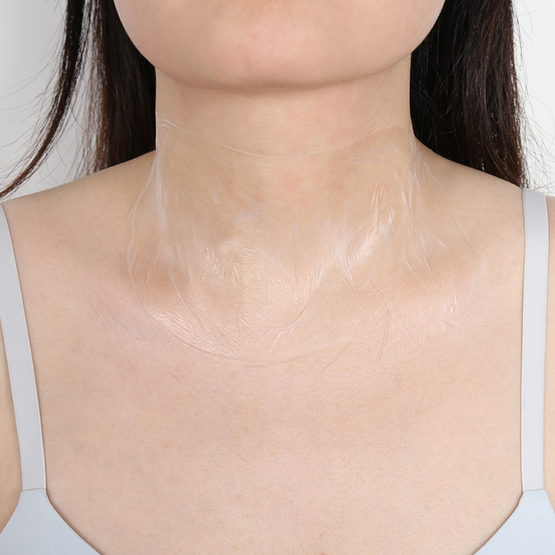 White to Clear Neck Mask (Single) - 5