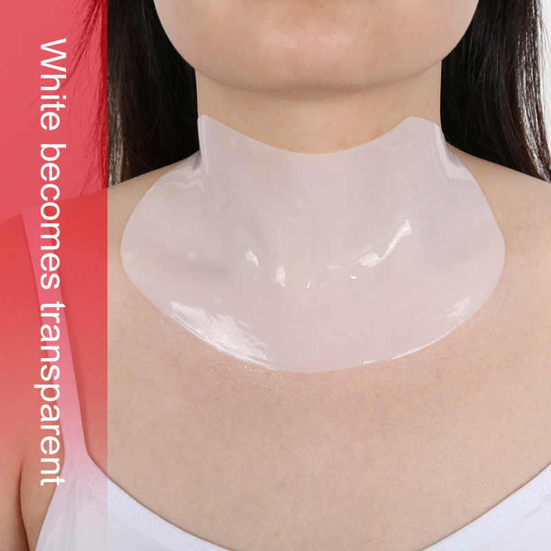 White to Clear Neck Mask (Single) - 7