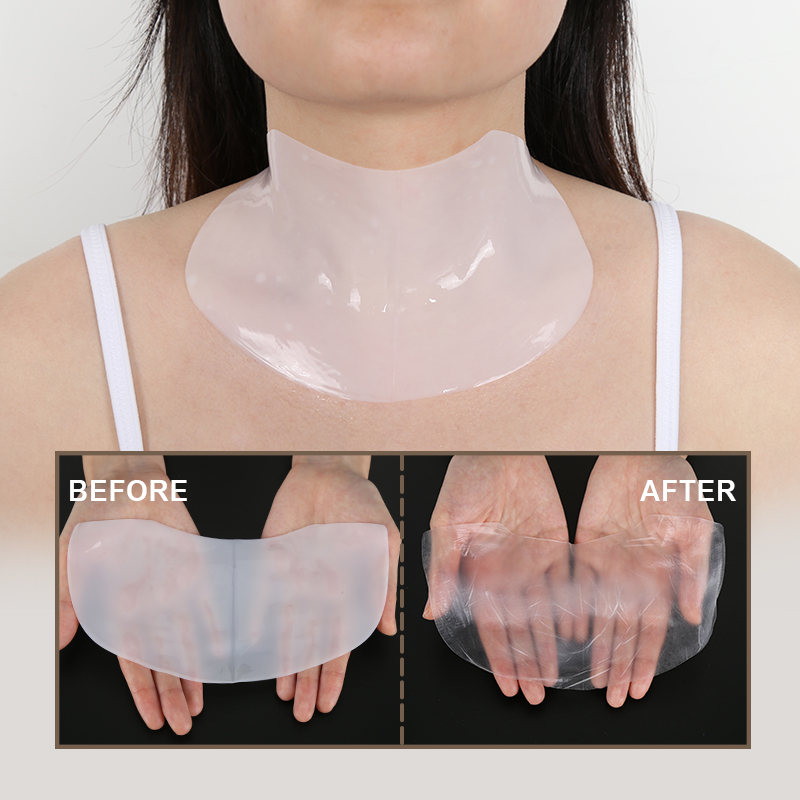 White to Clear Neck Mask (Single) - 8