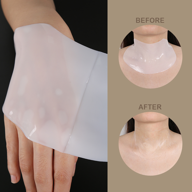 White to Clear Neck Mask (Single) - 9