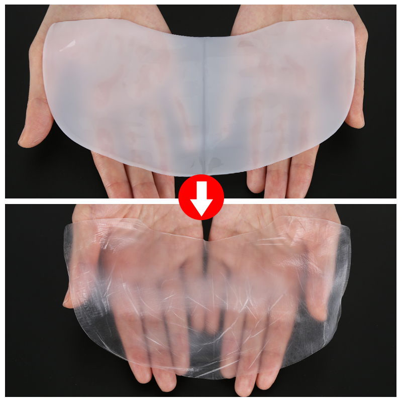 White to Clear Neck Mask (Single) - 11