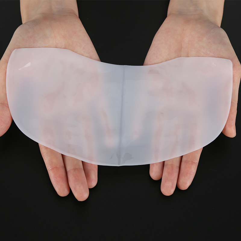 White to Clear Neck Mask (Single)