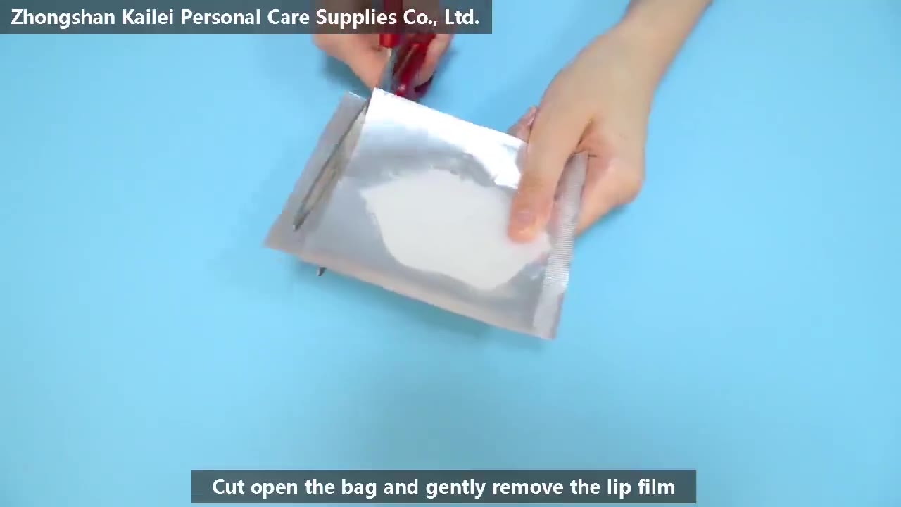 Bio-Cellulose Lip Mask — Product Film