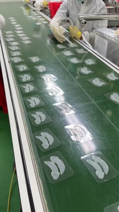 Eye Mask Production Line — Filling in Action