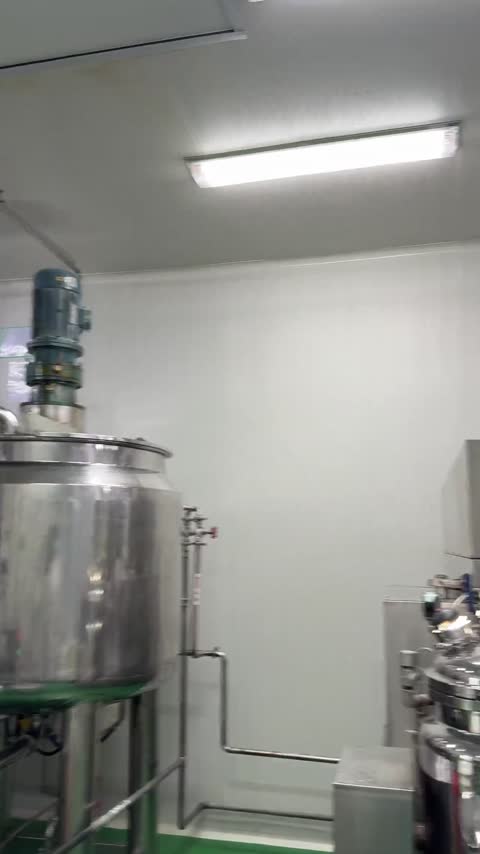 Formulation Room — Ingredients Being Mixed